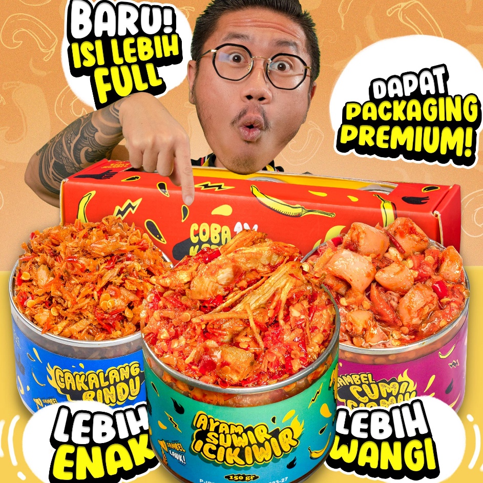 

[KODE MQGTR] Eatsambel - Paket Favorit Mas Yangun (Set 3)