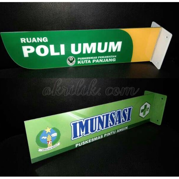 

[KODE FJ7ER] Papan nama ruang tempel (model T)