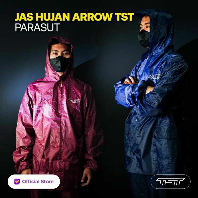Jas Hujan Stelan Parasut TST Tipe Arrow