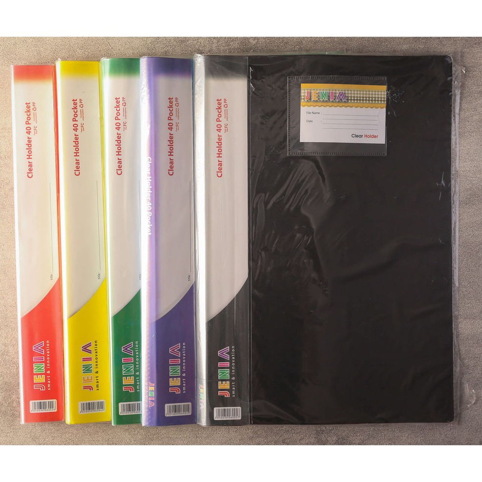 

H4rga T3rmurah Clear Holder 40 poket Polos Folio Elewen