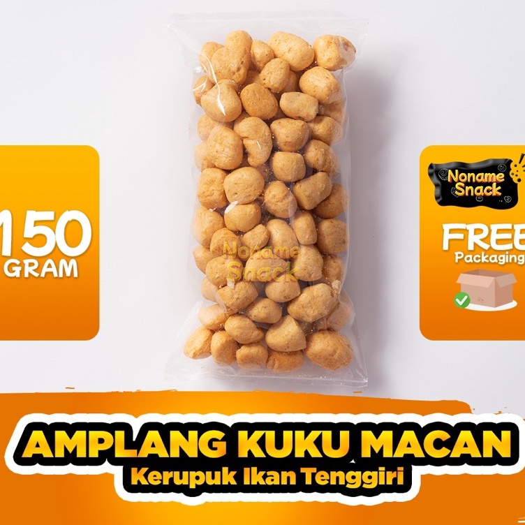 [KODE SZ7QS] NoName Snack - Amplang Kuku Macan Balikpapan Kerupuk Ikan Tenggiri Grosir 150Gr