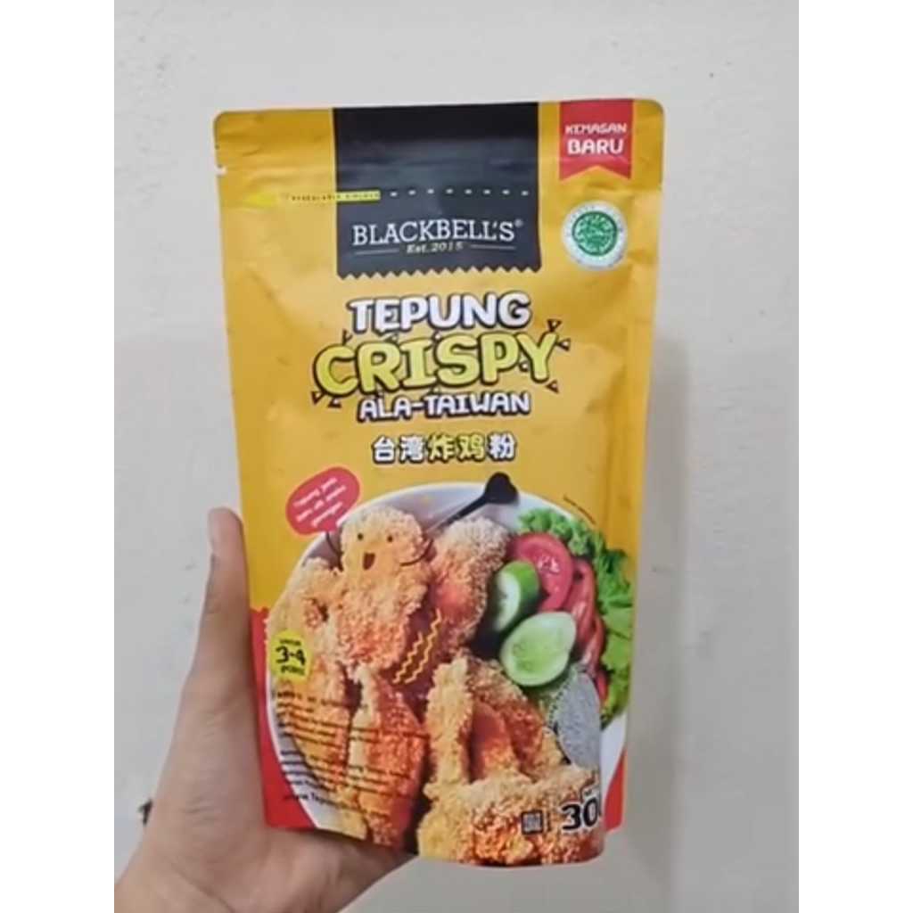 

Blackbell's Tepung Crispy Ala Taiwan Halal 300gr Pekanbaru