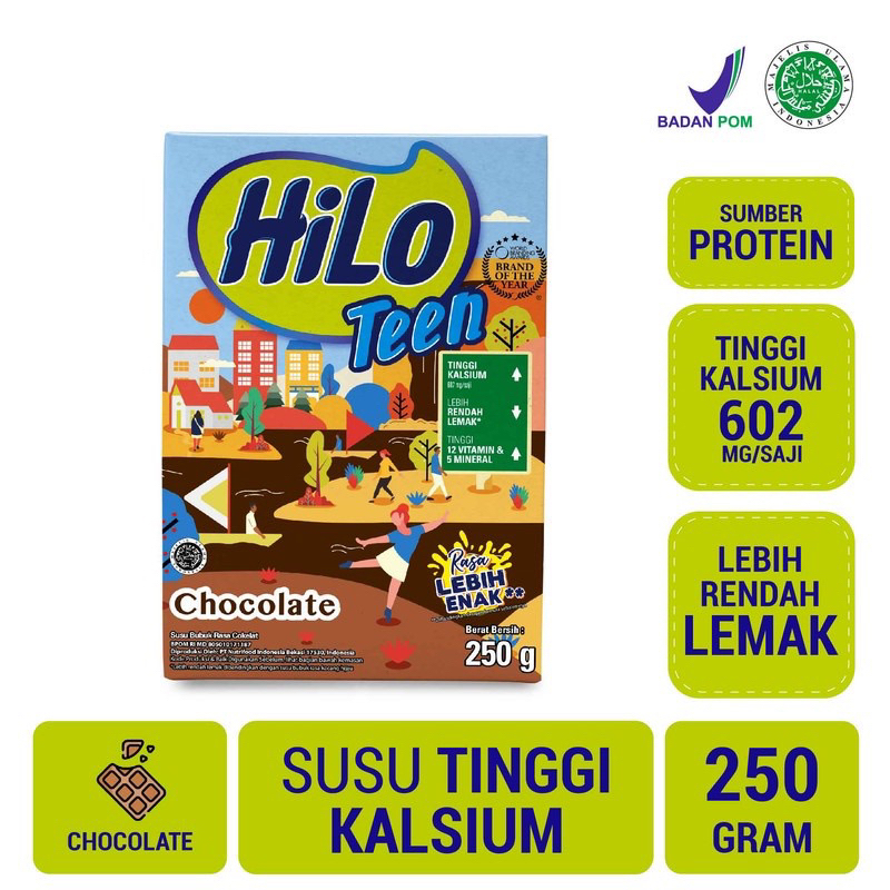 

Hilo Teen Susu Tinggi Kalsium 250g