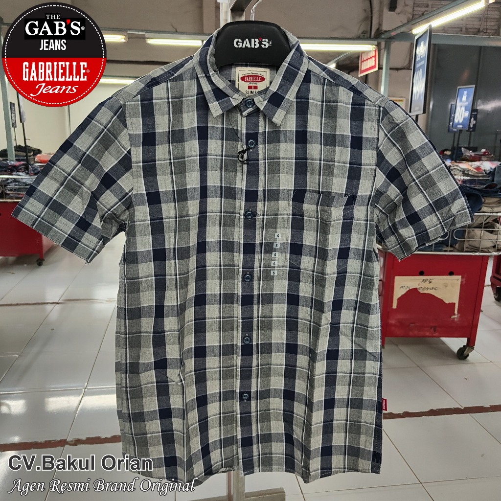 Kemeja Pria Gab's Original Size S Slimfit - LB03007GS SLM