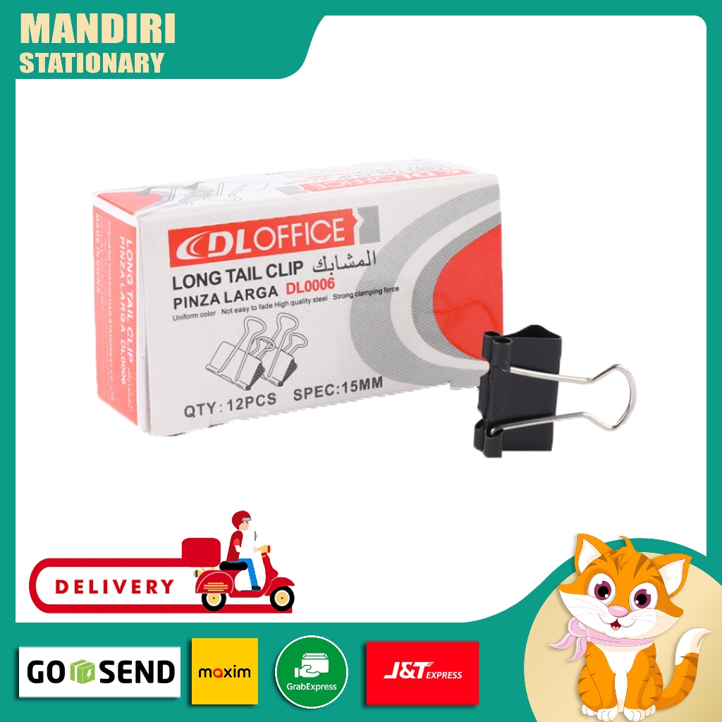 

Long Tail Clip DL0006 15mm / Binder Clip