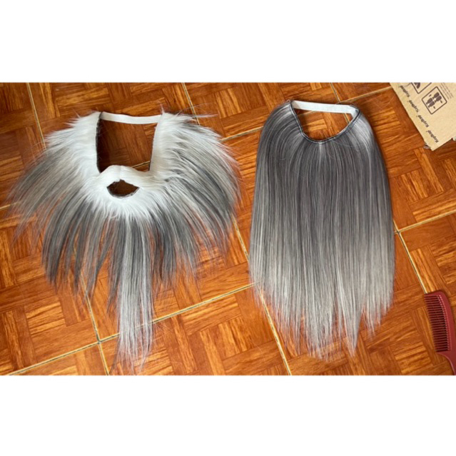 Sepasang Brewok warok dengan Rambut belakang