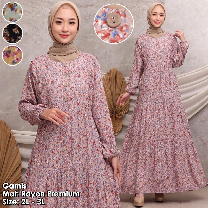 Gamis Bunga Agape 88 by Buana