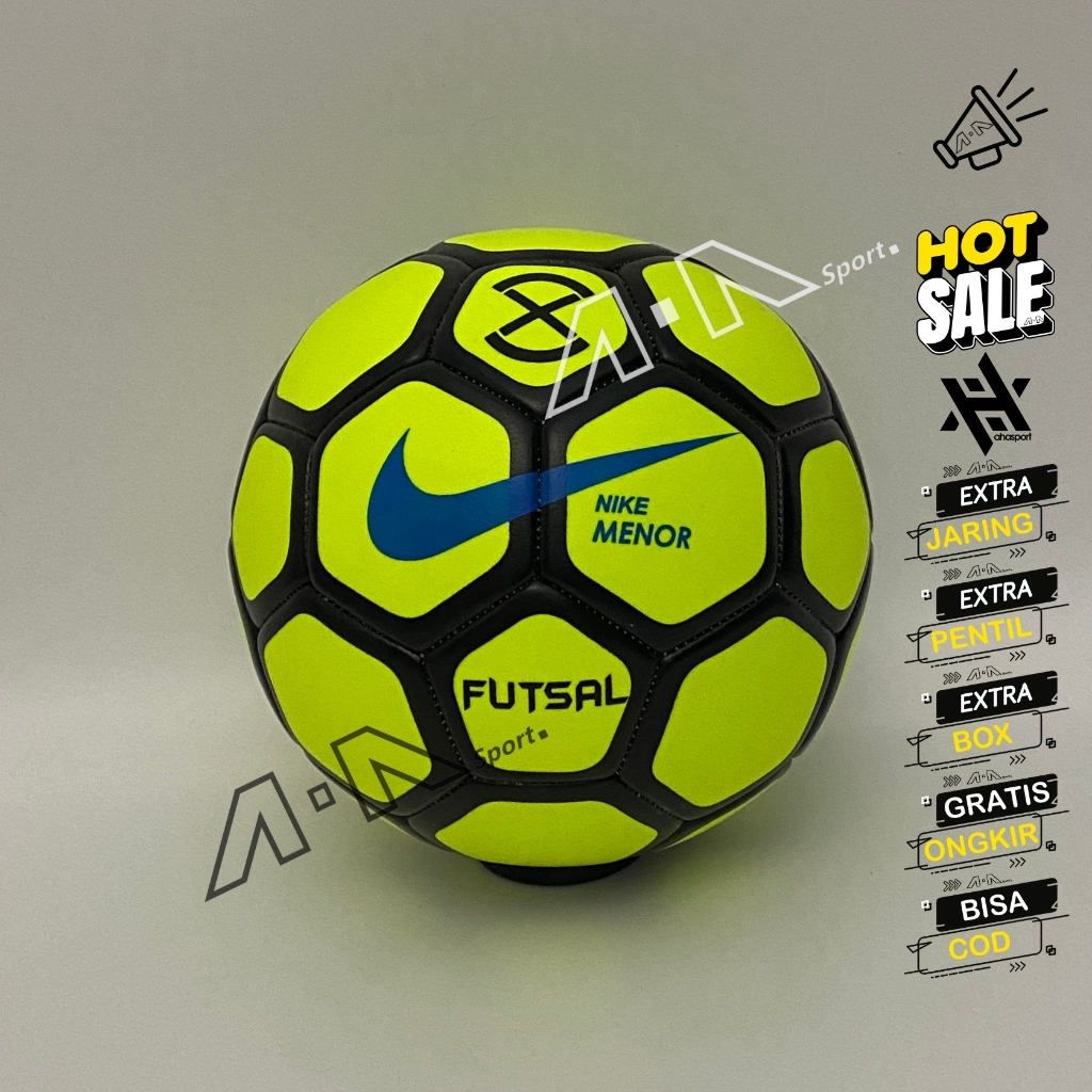 NIKE  bola futsal NIKE MENOR PREMIUM QUALITY bola futsal size 4 murah