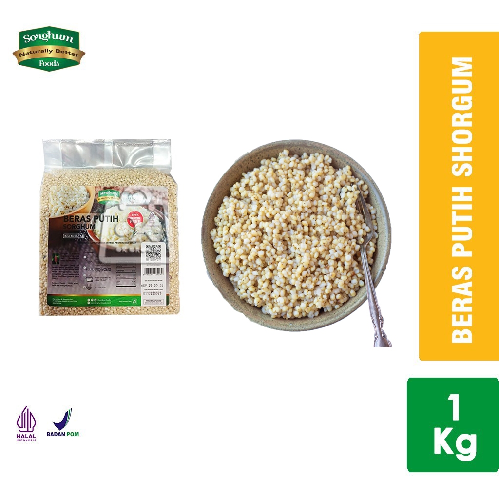 

Beras Putih Sorghum Kupas / Beras Sorghum [1 Kg]