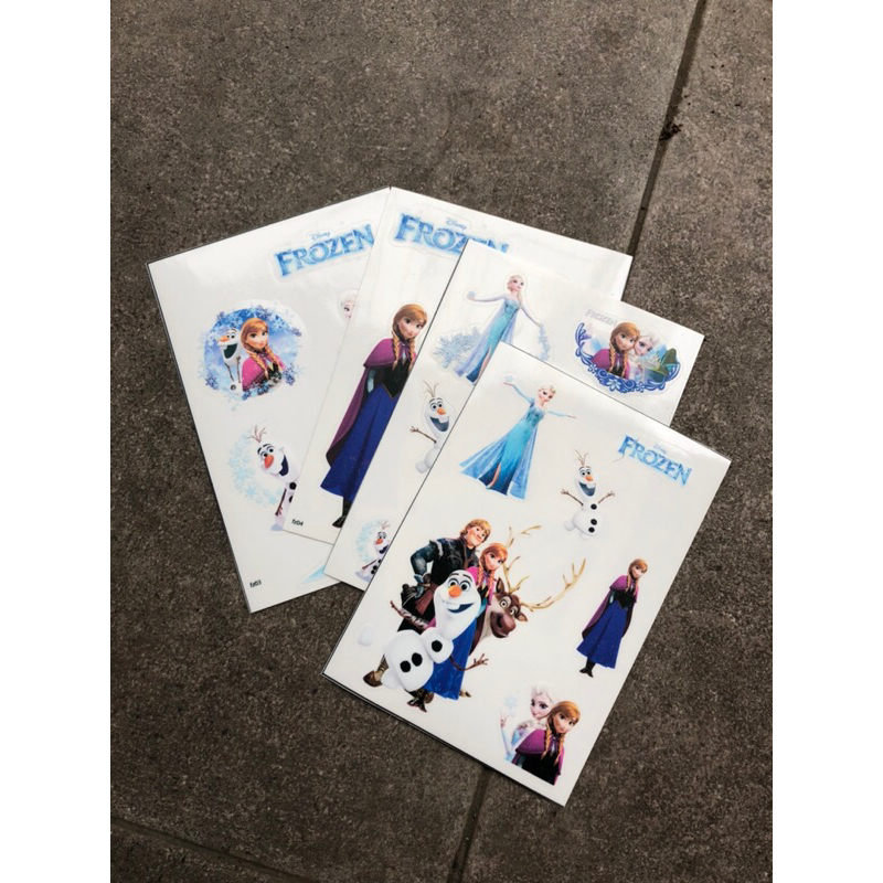 

FROZEN STIKER A6 Stiker Botol Minum Waterproof Stiker Transparant