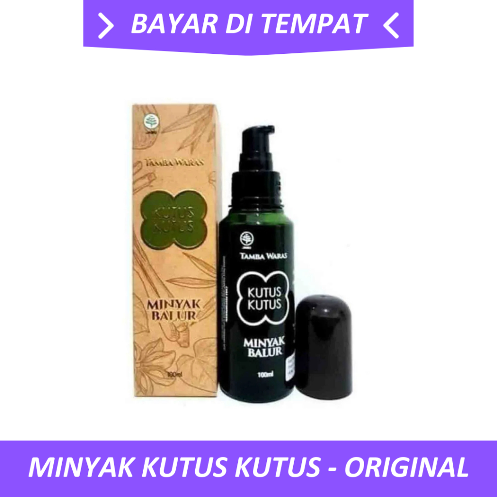 AGEN MINYAK KUTUS KUTUS - MANFAAT MINYAK KUTUS KUTUS - HARGA MINYAK KUTUS KUTUS - 1 BOTOL 100 ML - O