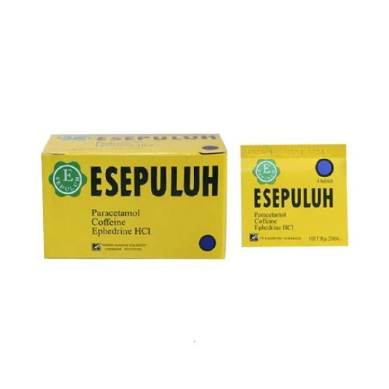 Esepuluh box isi 25 Batuk Pilek Anti Ngantuk