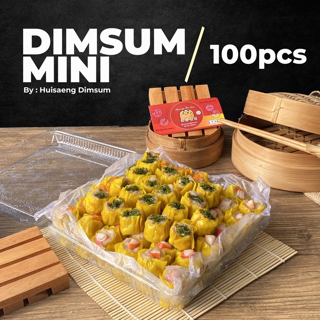 

Dimsum Premium Dimsum Mini isi 100 pcs dengan Saus di Kota Bandung Indonesia Halal (FrozenFresh) (BISA KIRIM LUAR KOTA)