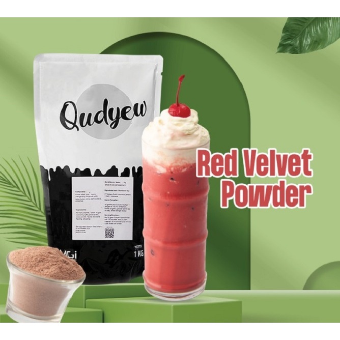 

qudyew Redvelvet powder QUDYEW red velvet premium powder 1kg