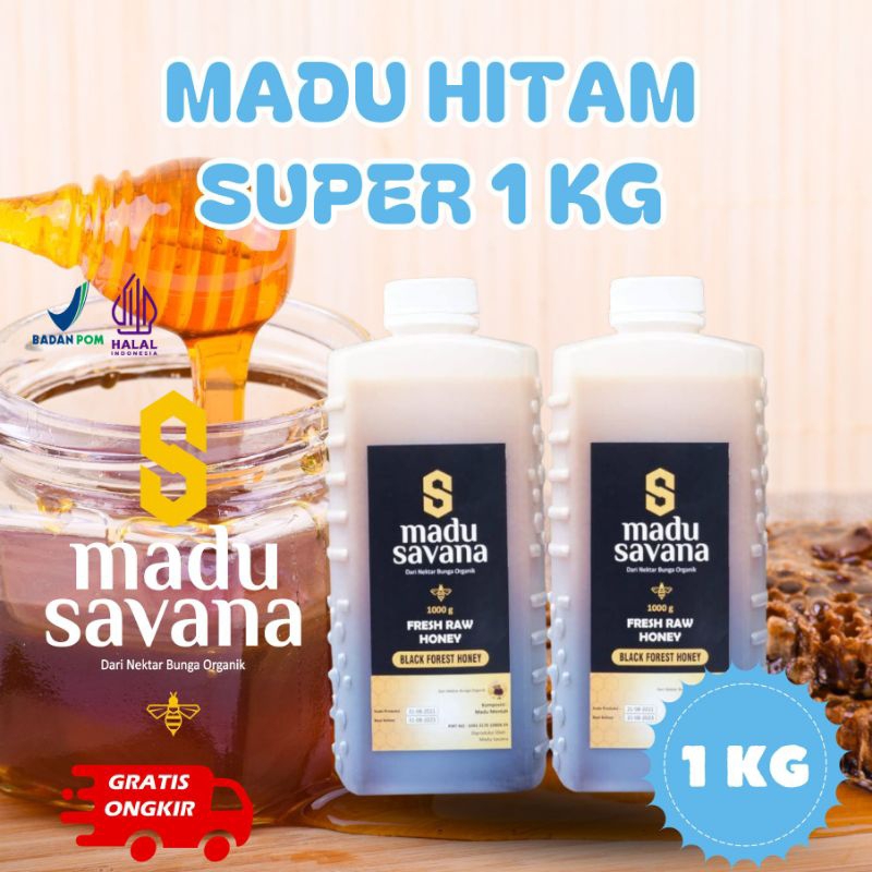 

Madu Hitam Super Hutan Blackforest 1 kg Promo