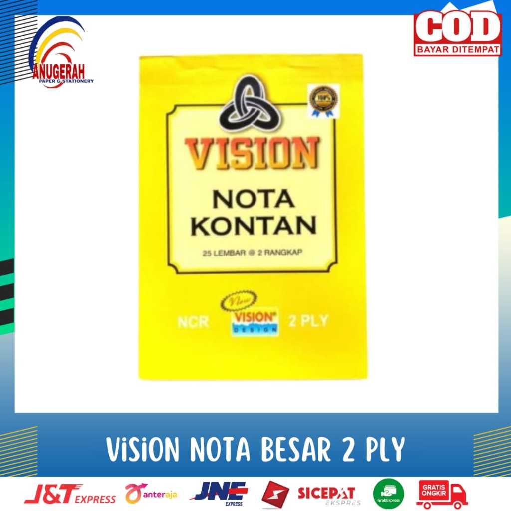 

VISION NOTA 1/2 2XPLAY BESAR (PCS)