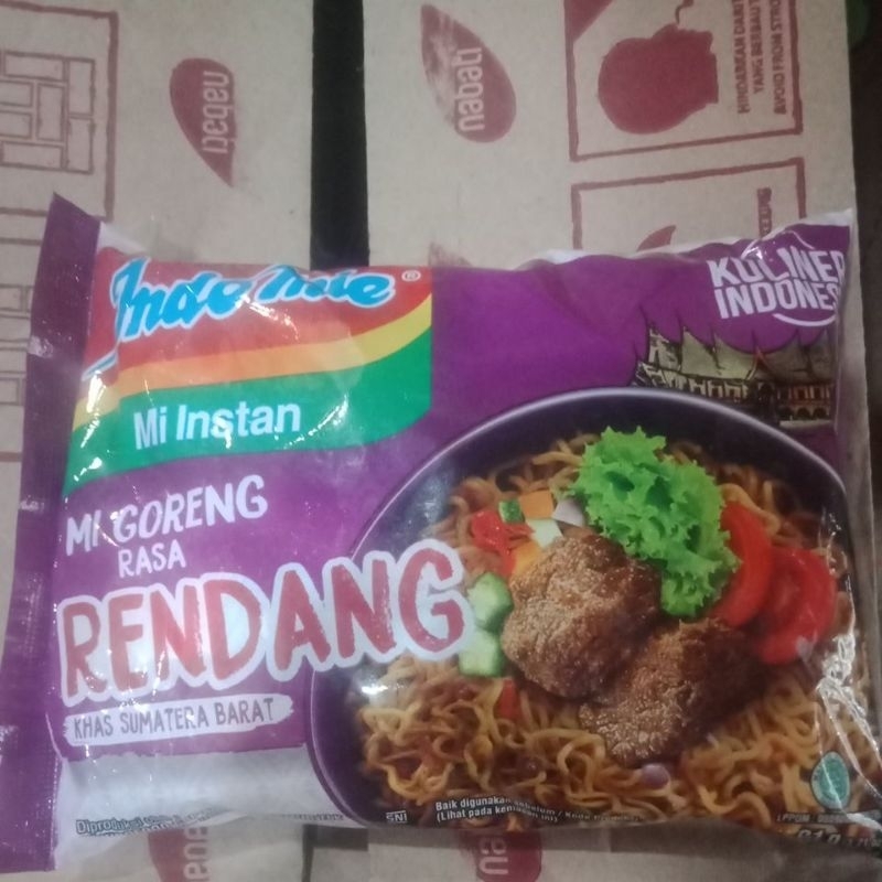 

Indomie goreng rendang