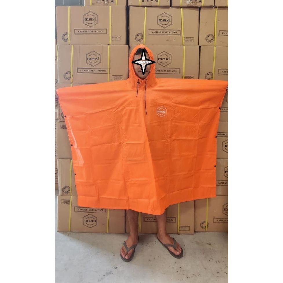 Raincoat Jas Hujan Ponco Jas Hujan Kelelawar Tanpa Lengan Murah Tebal Waterproof