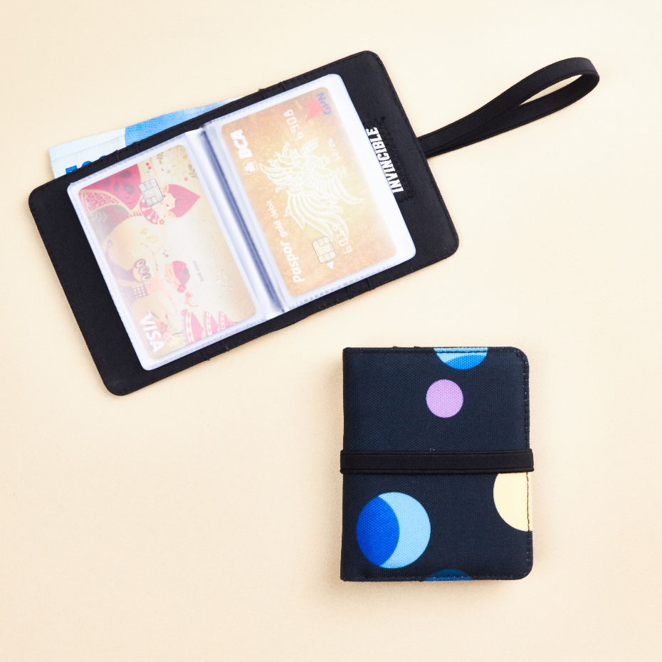 Dompet Card Holder Mika Wallet Mini Tempat Kartu Dan Uang Atm Emas Antam LM 28 Slot Image 6