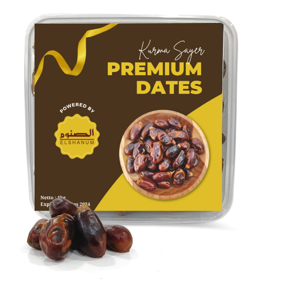 

Kurma Sayer Premium 1kg / Kurma Alsaad / Kurma Madinah / Kurma Emirates Gold Kurma Sayer Pemium