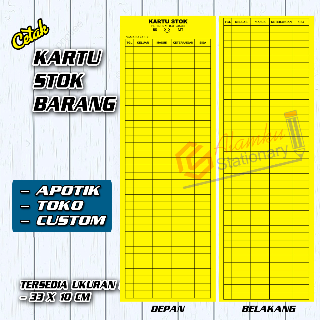 

Kartu Stok Barang