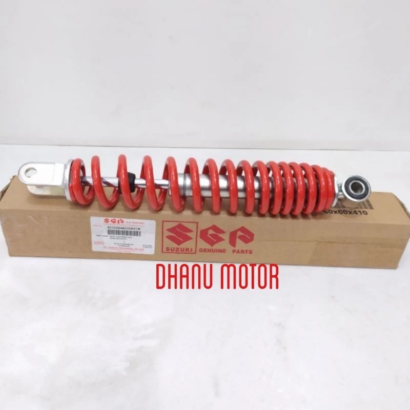 SHOCKBREAKER SHOCKBREKER SHOCK BELAKANG SUZUKI SPIN 125 MERAH ORIGINAL SGP