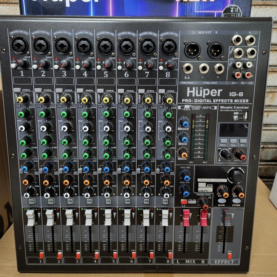 mixer huper ig8 huper 8 channel original