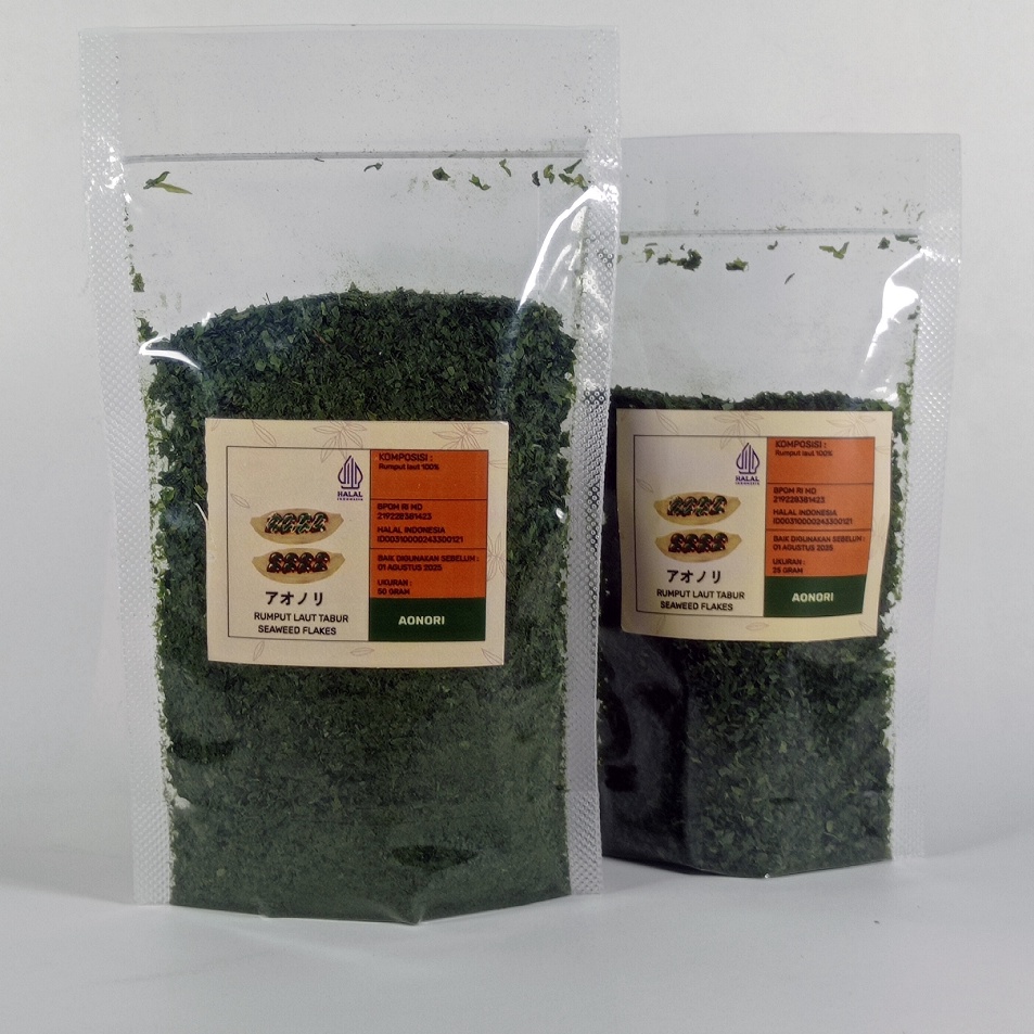 

[KODE HESK9] AONORI Bubuk Nori Halal Repack ukuran 25 - 100 gram
