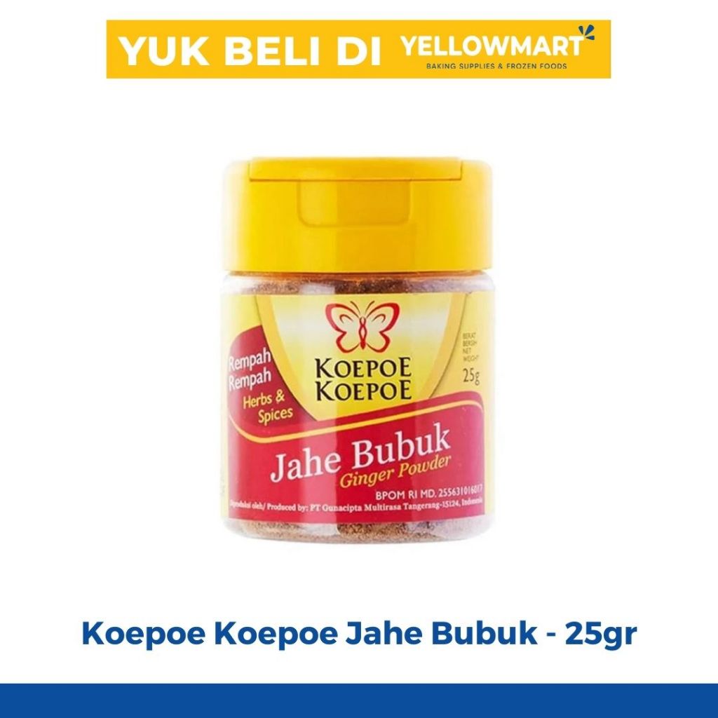 

Koepoe Koepoe Jahe Bubuk - 25gr