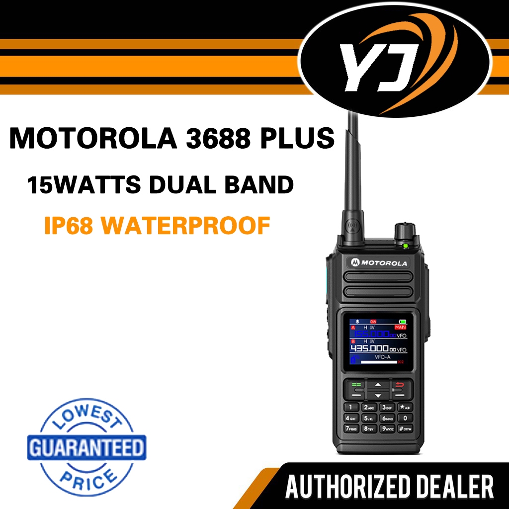 HT Motorola 3688 PLUS FULL BAND 15W IP68 WATERPROOF