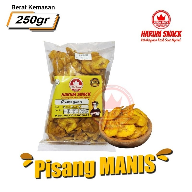 

KERIPIK PISANG MANIS MADU 250 gram [Harum Snack Official]