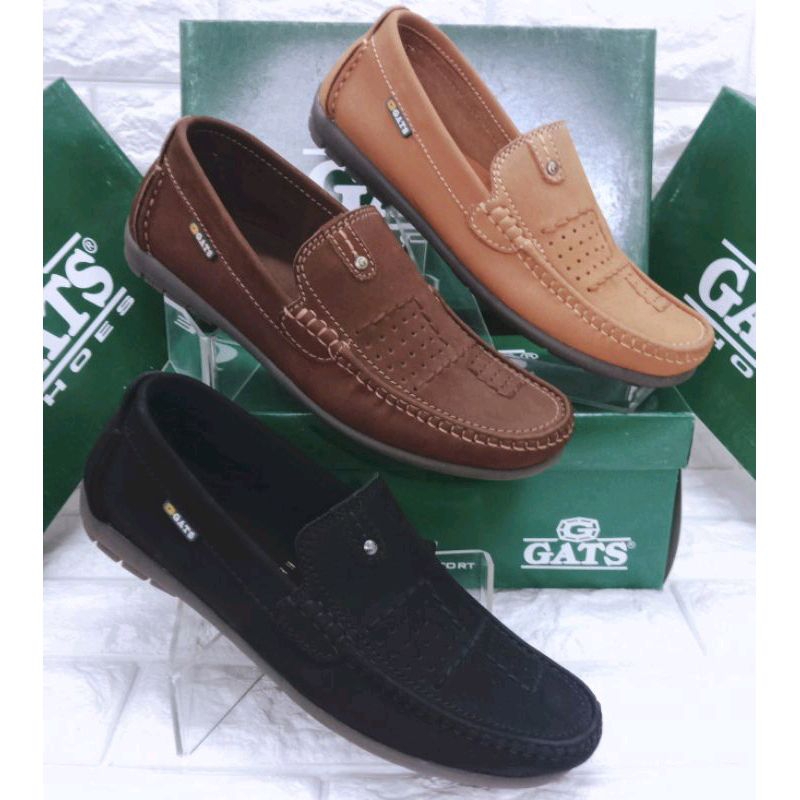 Sepatu casual Gats hk 0003 sepatu kulit pria