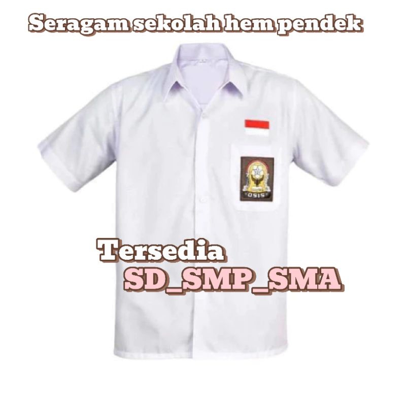 BAJU SERAGAM SEKOLAH SMA LAKI LAKI