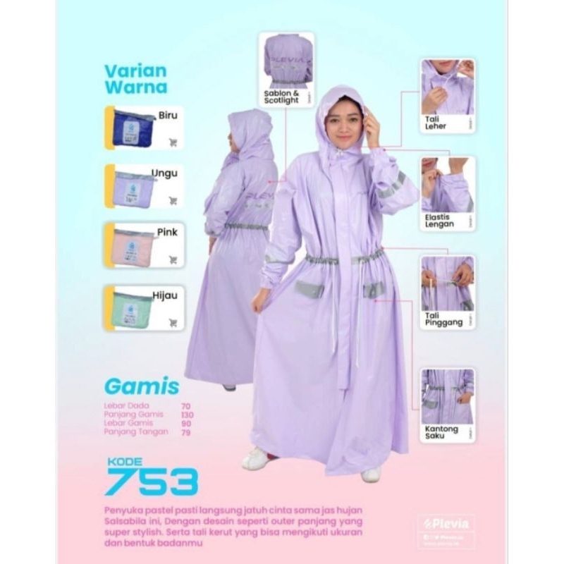 JAS HUJAN GAMIS SALSABILA