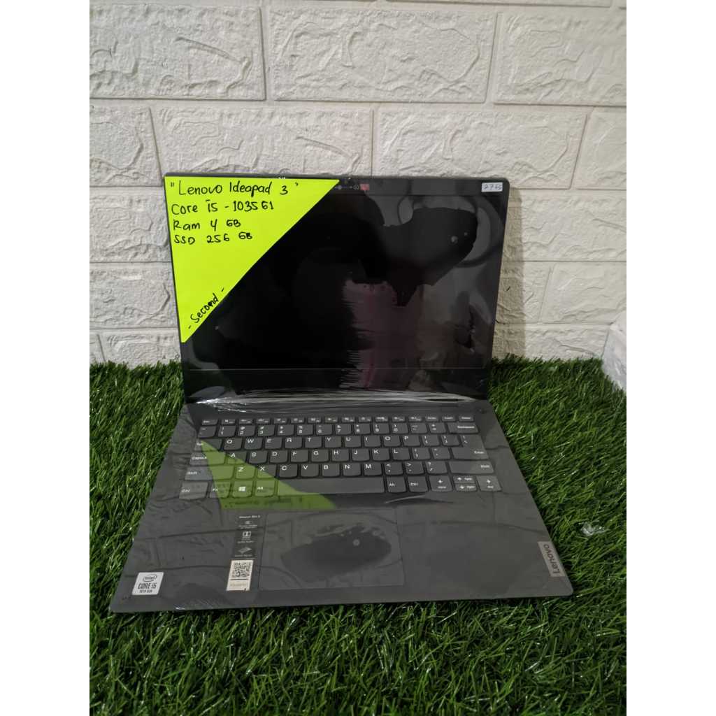LAPTOP MURAH LENOVO IP 3 CORE I5-1035G1 RAM 4GB SSD 256GB 14" (2765)