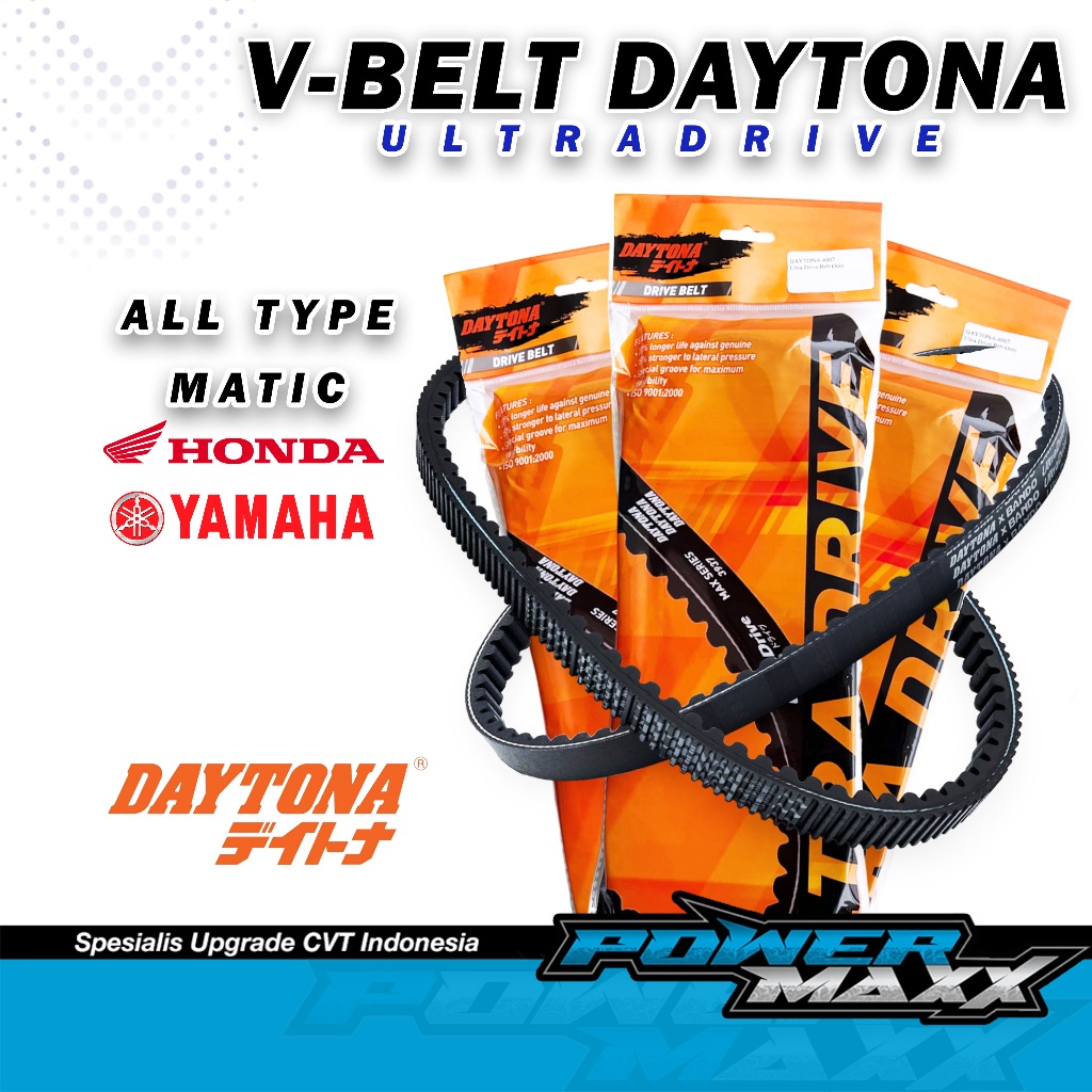 VBELT DAYTONA VANBELT DAYTONA RACING ALL TYPE MOTOR NMAX - VARIO 125 - 150 - AEROX - LEXI - PCX - AD
