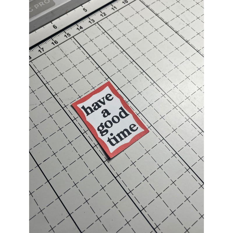 

STICKER LOGO HAVE A GOOD TIME