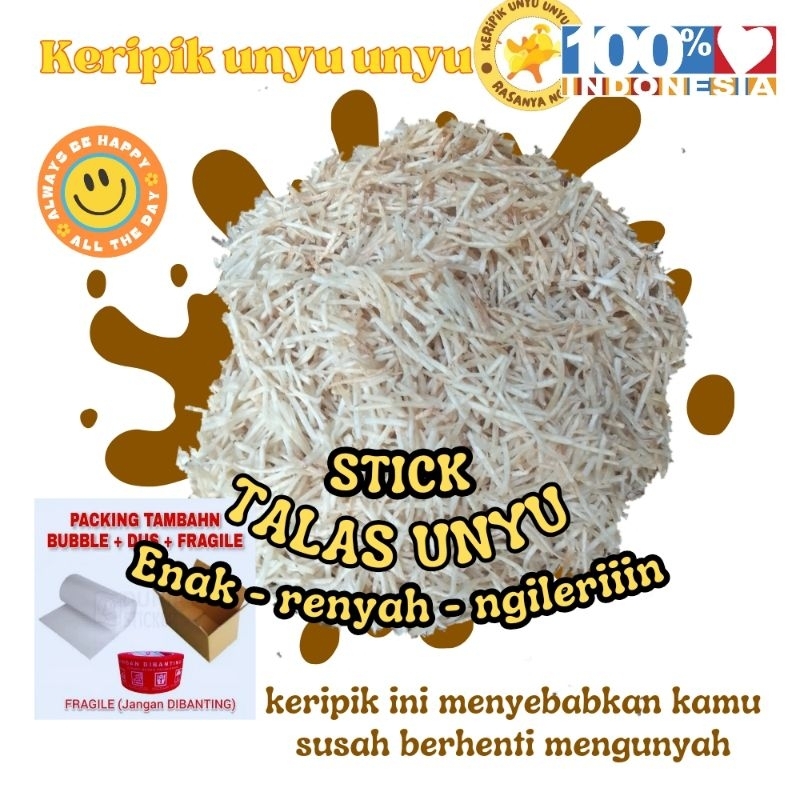 

cemilan stick tales keripik talas original balado 1 kg makanan ringan