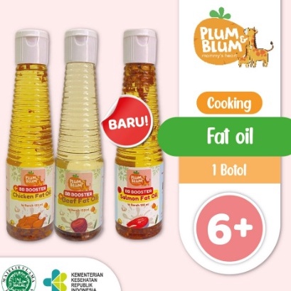 

[KODE PRODUK TS6Y87183] Plum & Blum Chicken Fat Oil Beef Fat Oil Minyak Mpasi BB Booster - 140 ml