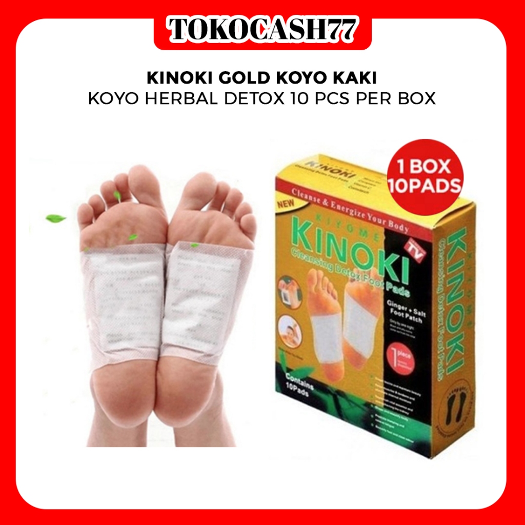 KINOKI GOLD KOYO KAKI / KOYO HERBAL DETOX 10 PCS PER BOX