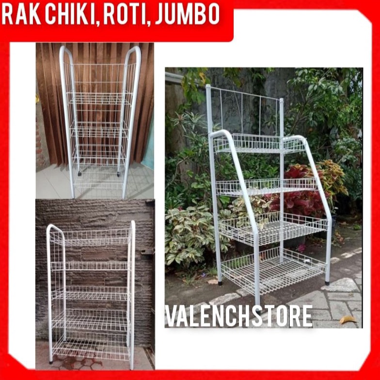 LW45 rak chiki / rak chiki 4 susun /  rak chiki jumbo/ rak chiki 4 tingkat / rak chiki / keranjang c