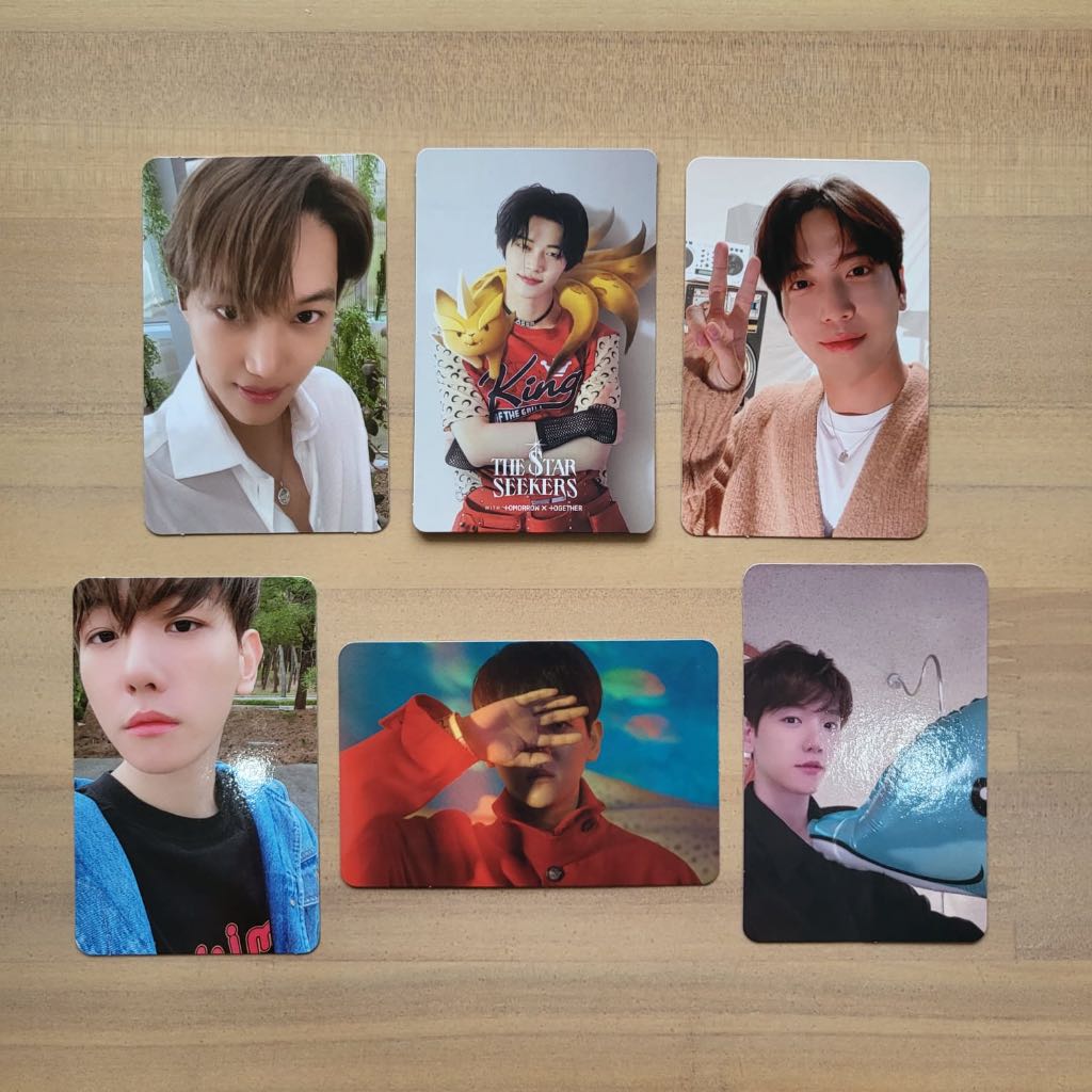 [Unsealed] SuperM, Baekhyun, TXT, CNBLUE Photocards (SuperOne, Delight, Bambi, The Star Seekers, Re-