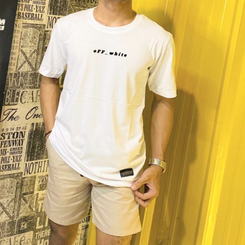 KAOS DISTRO||T-SHIRT OFF WHITE ORIGINAL//MURAH BERKUALITAS PREMIUM CEWEK COWOK