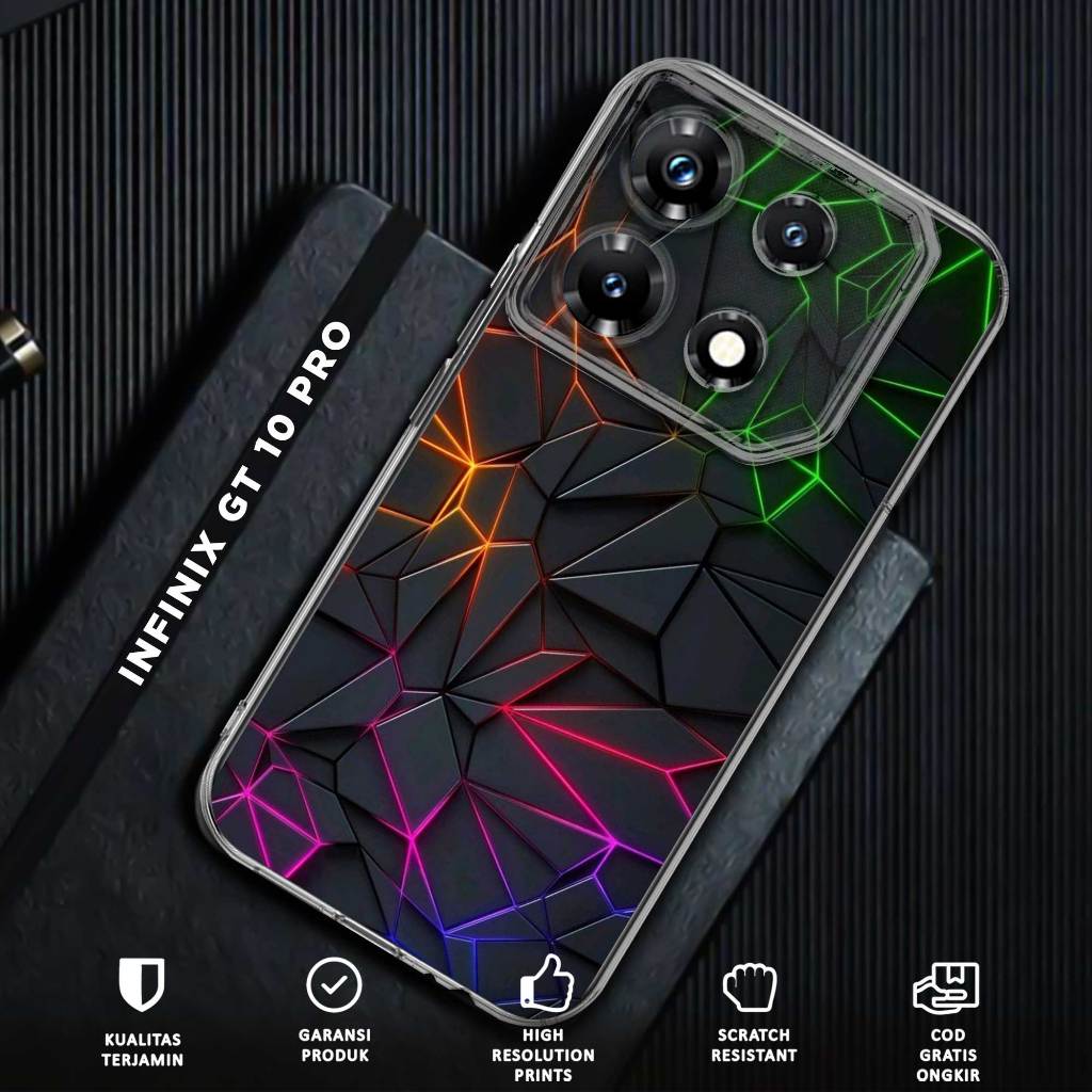 Case INFINIX GT 10 PRO - Casing Infinix GT 10 Pro - Motif ABSTRAK 2 - Softcase Premium - Case Hp - Casing Hp - Case bening - Clear case - Handphone Cover