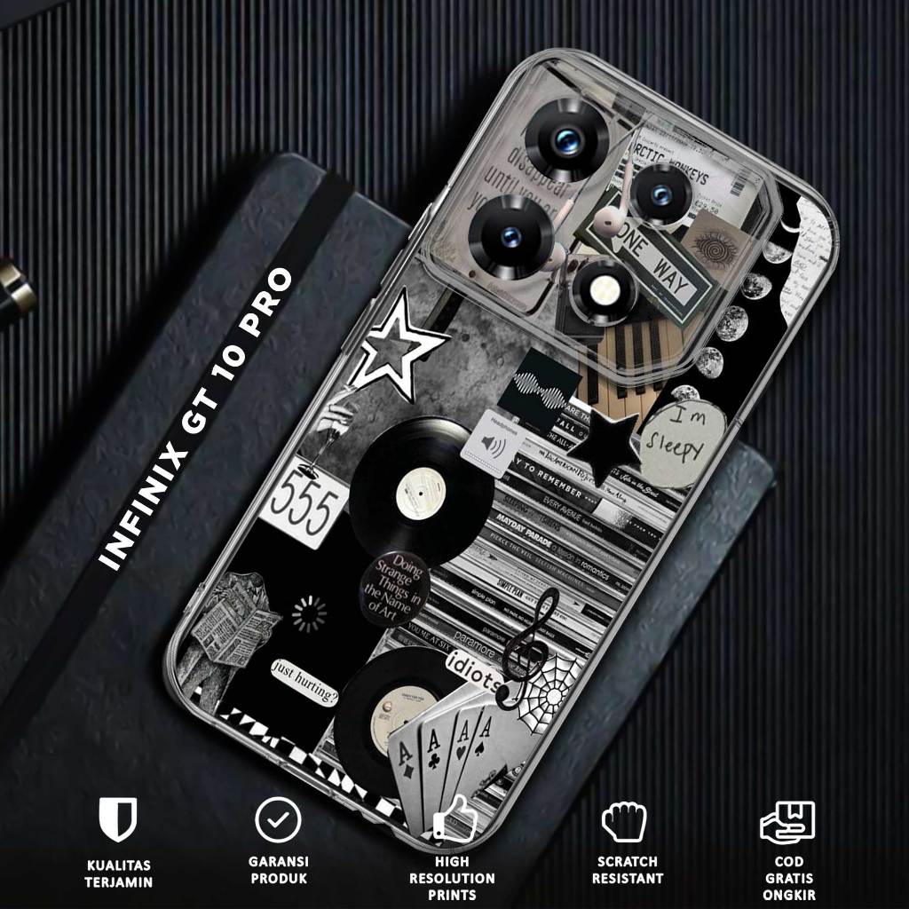 Case INFINIX GT 10 PRO - Casing Infinix GT 10 Pro - Motif AESTHETIC - Softcase Premium - Case Hp - Casing Hp - Case bening - Clear case - Handphone Cover