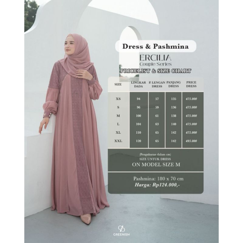 Ercilia dress greenism