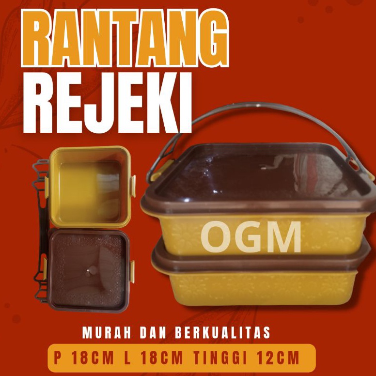 Big Sale?? RANTANG SUSUN 2 KOTAK REJEKI / RANTANG SUSUN 2 MURAH / RANTANG HAJATAN  SUSUN 2 3797