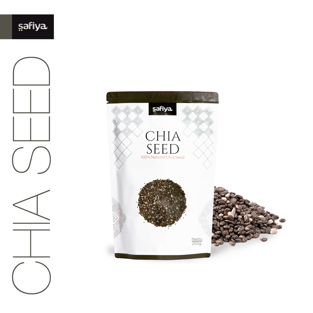 

COD Chia Seed Organik 250 gram Organic Black Chiaseed Authentic Safiya Food 7571