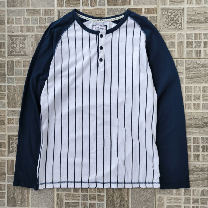 OTO ONO LONGSLEEVE STRIPE TSHIRT Kaos Lengan Panjang Pria