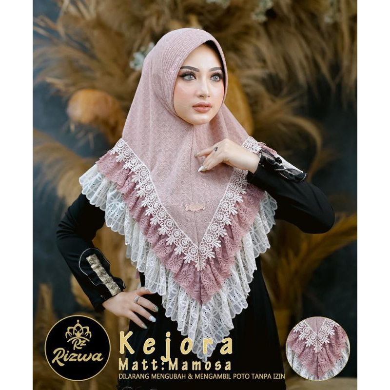 HIJAB INSTAN KEJORA BAHAN JERSEY MAMOSA PREMIUM ORIGINAL AYYUBY